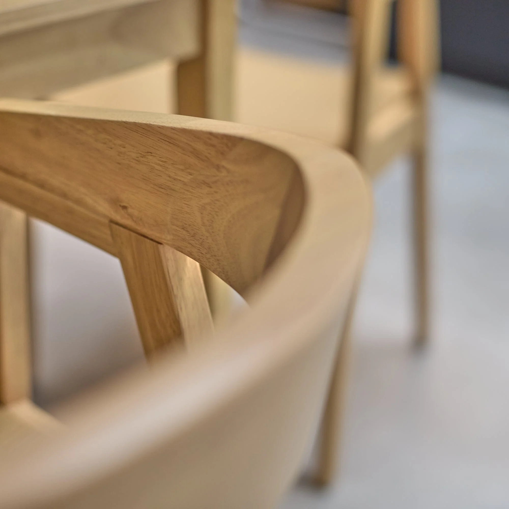 Paul Pale Oak Extending Dining Table Set - 4 Seater - Ella Pale Oak Carver Chairs - Image 7