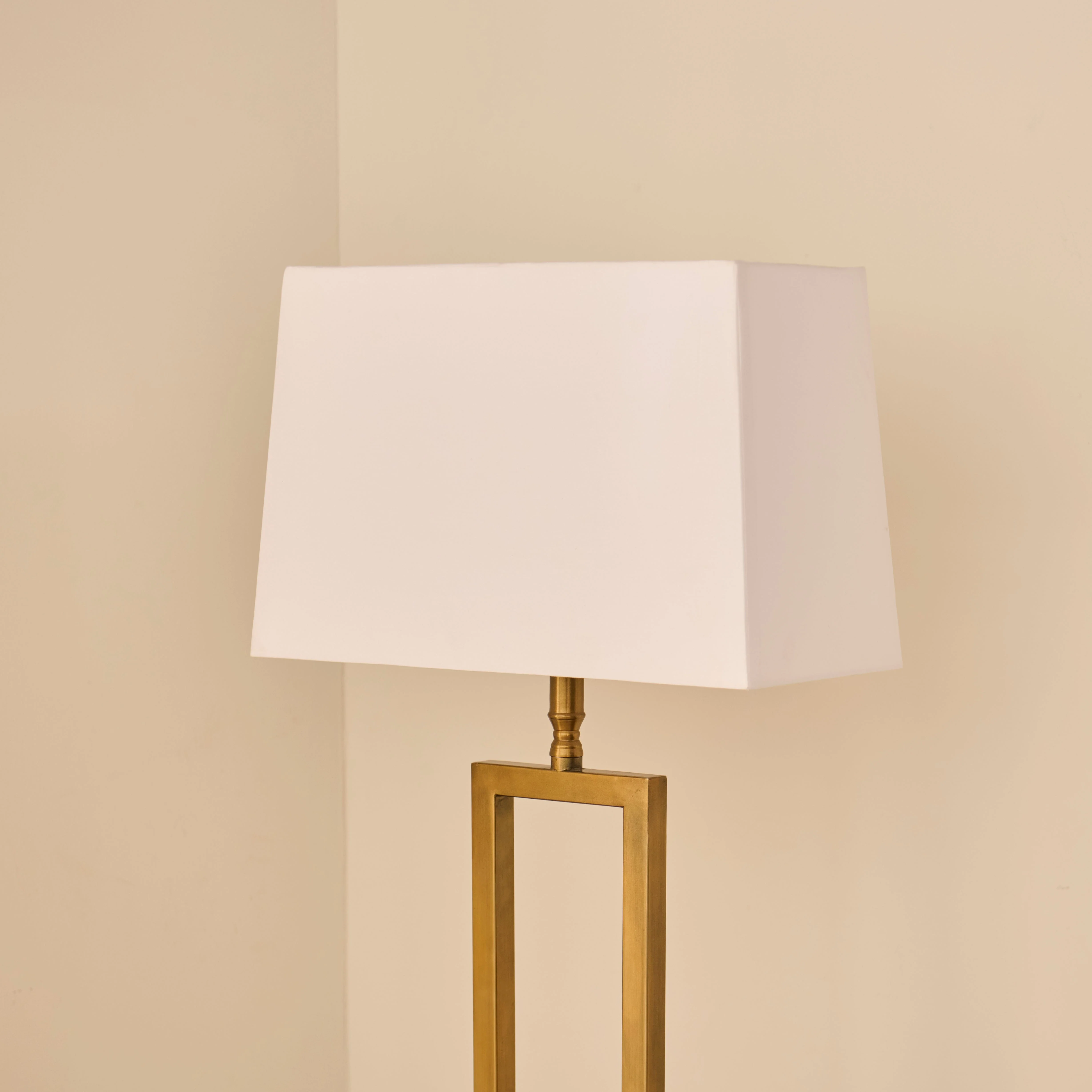 Purley 132cm Floor Lamp Base - Gold - Image 4