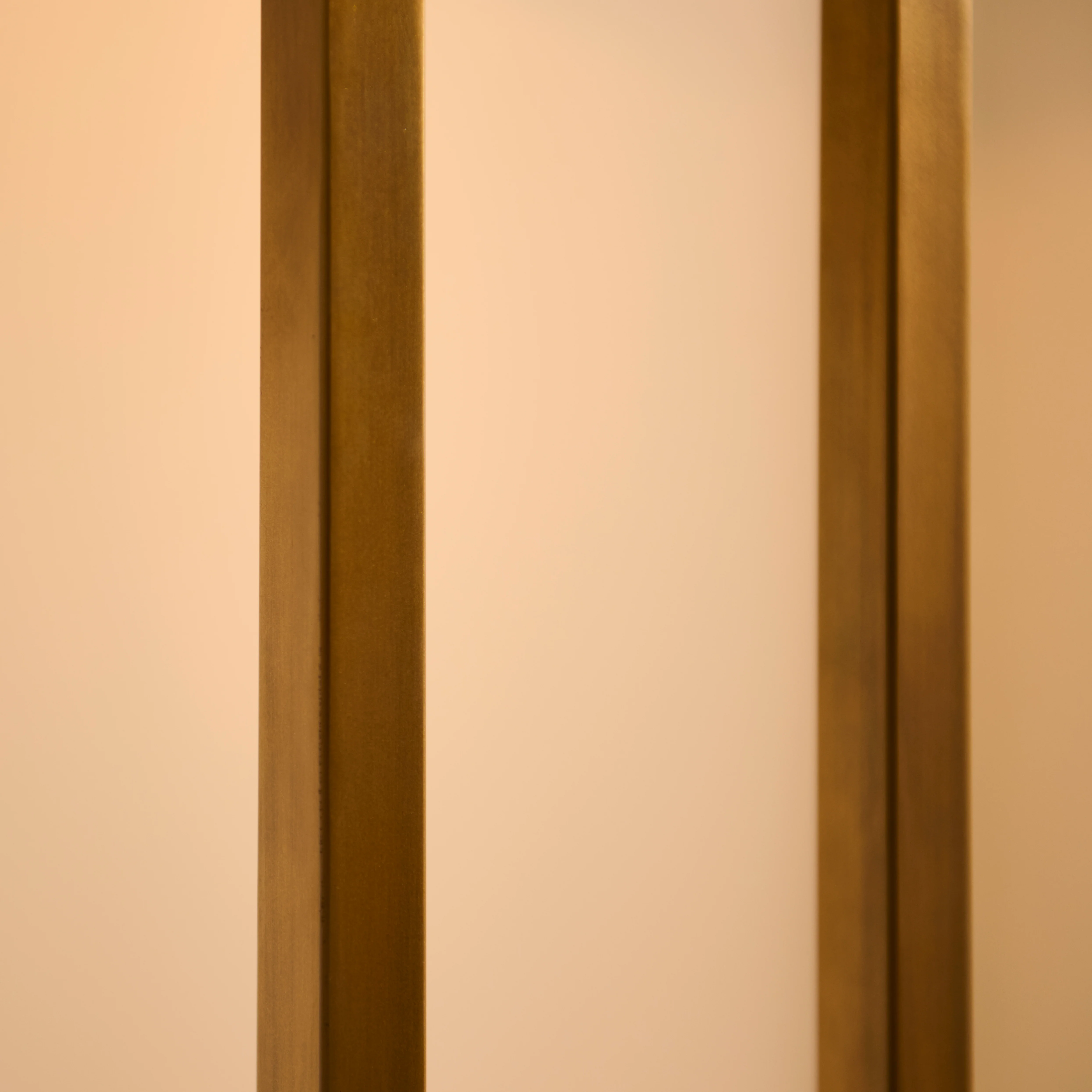 Purley 132cm Gold  Floor Lamp Base with Ashurst 46 x 30cm Shade - White - Image 6