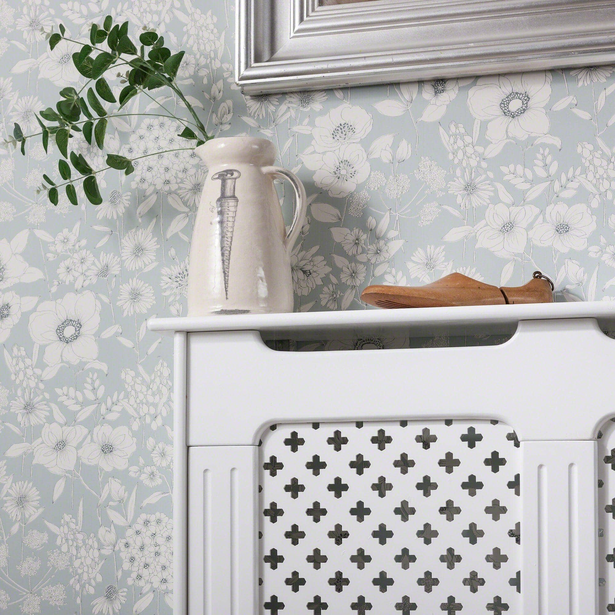 Edith Radiator Cover - White - Adjustable - Image 8