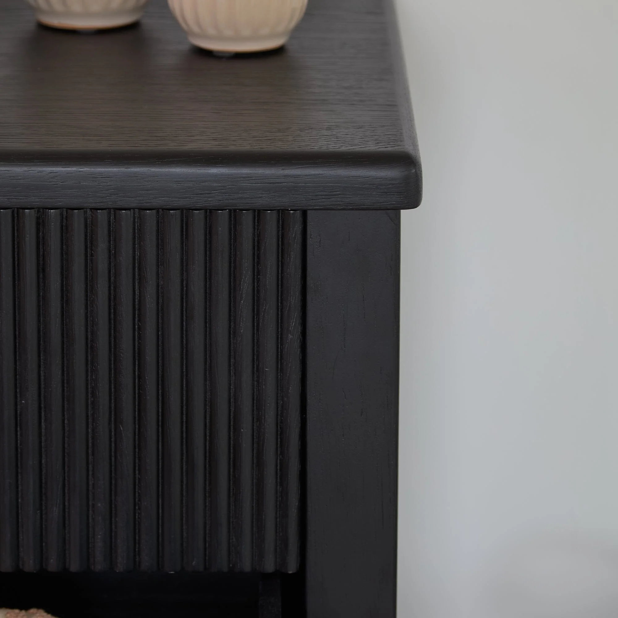 Raleigh 3 Drawer Chest of Drawers - Black - Image 2