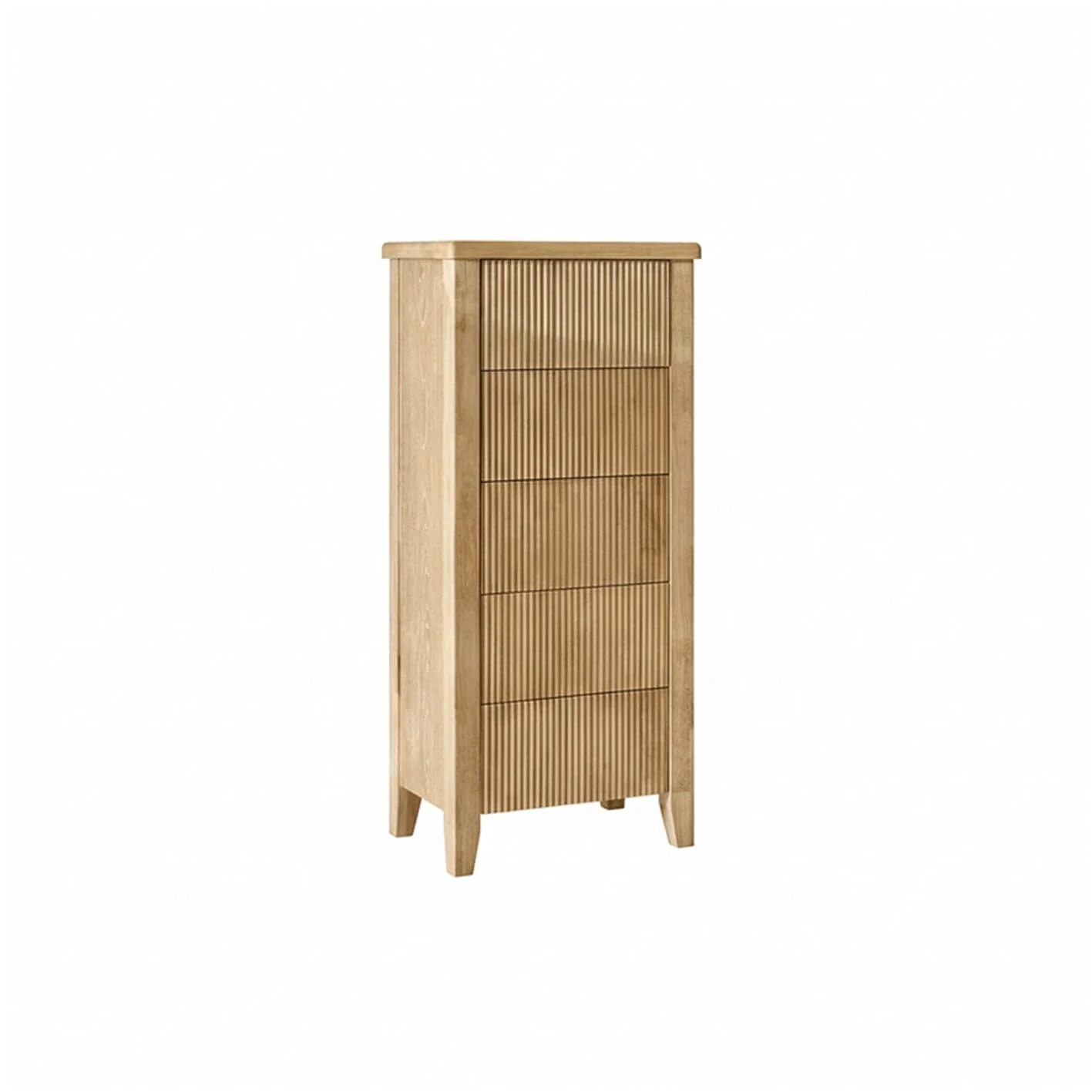 Raleigh 5 Drawer Tallboy - Whitewash - Image 10