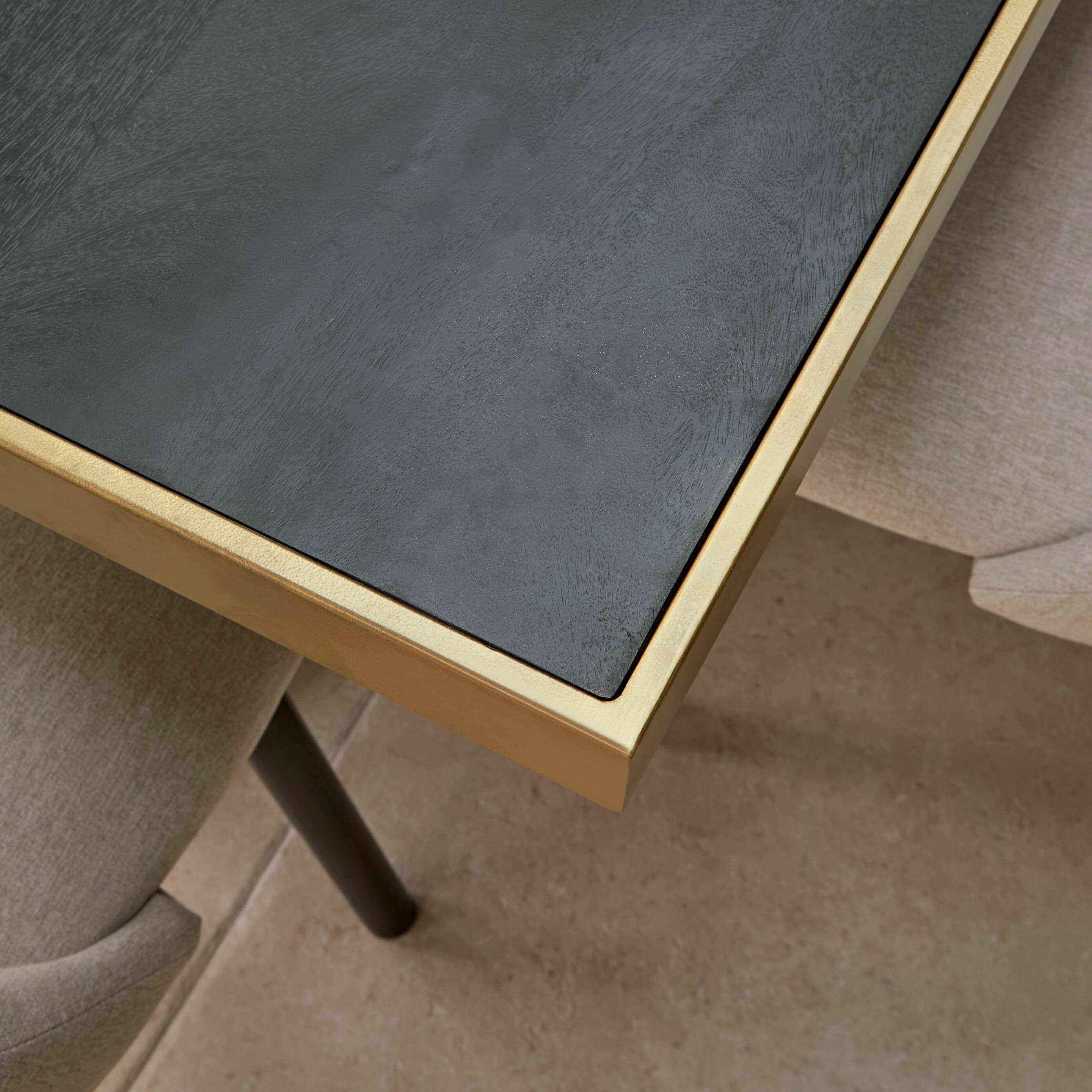 Rayna Jet Black Dining Table - Image 8