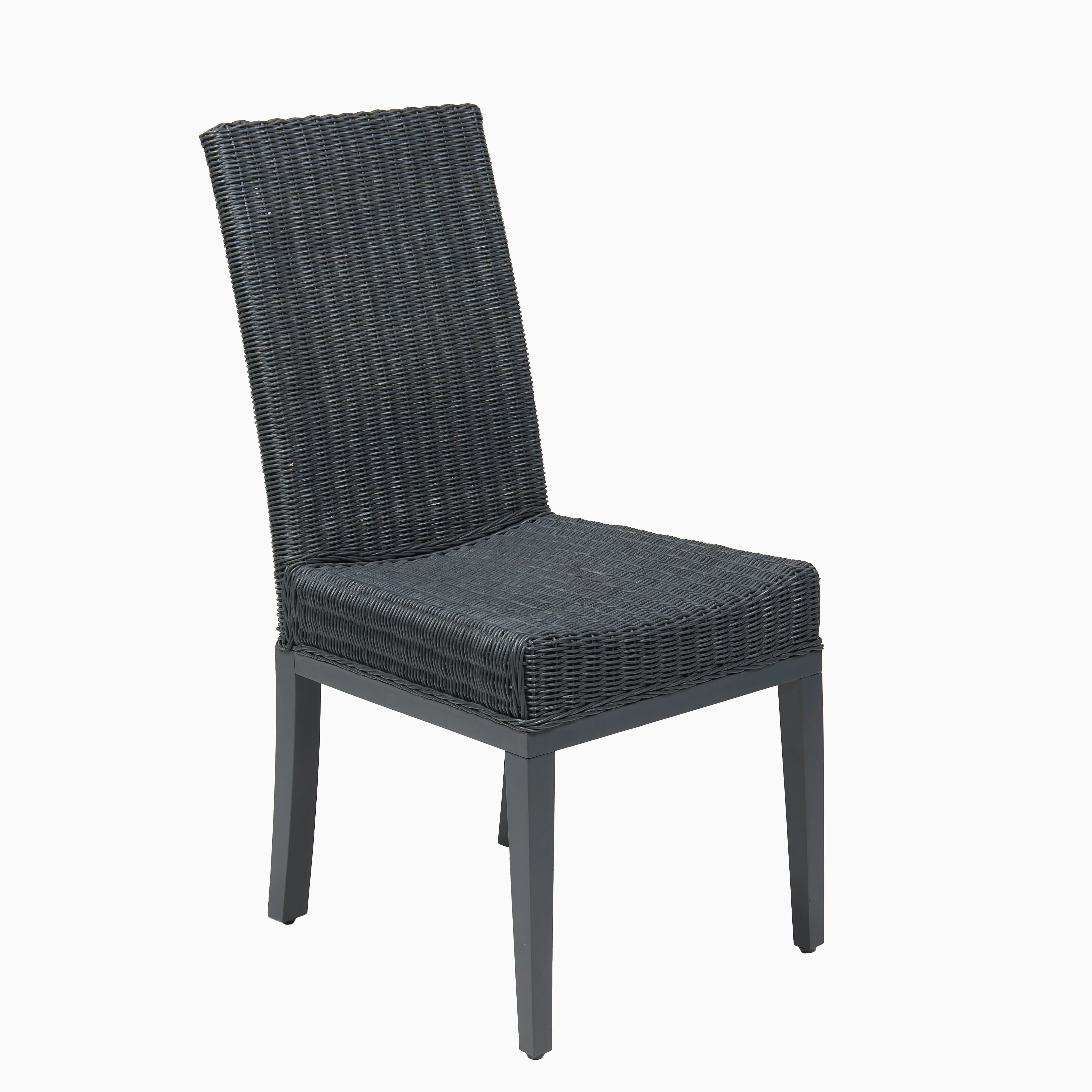 Reid Slate Grey Dining Chairs - Set of 2 - Mindi Wood Legs - Image 8