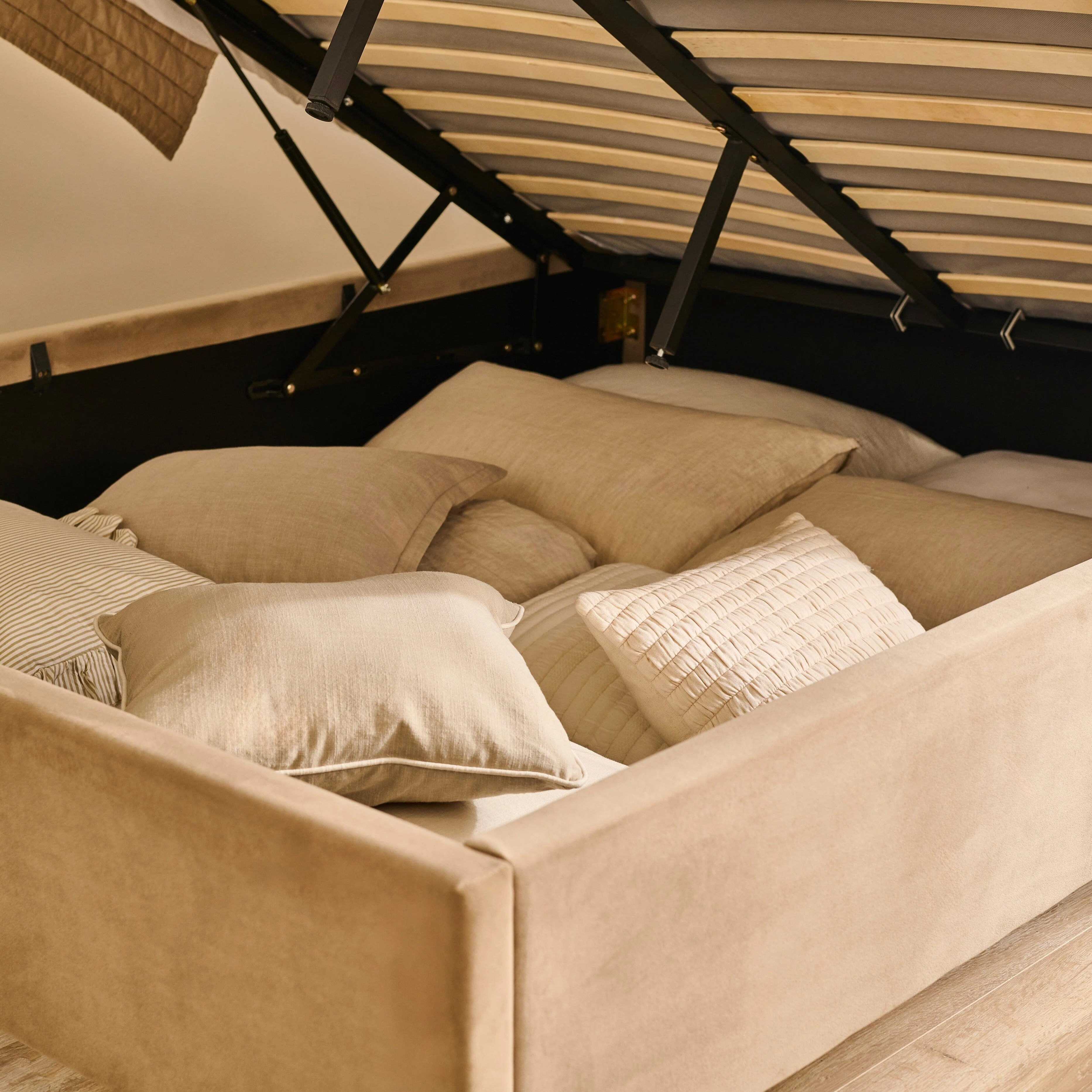 Robyn Double Ottoman Bed - Driftwood - Image 2