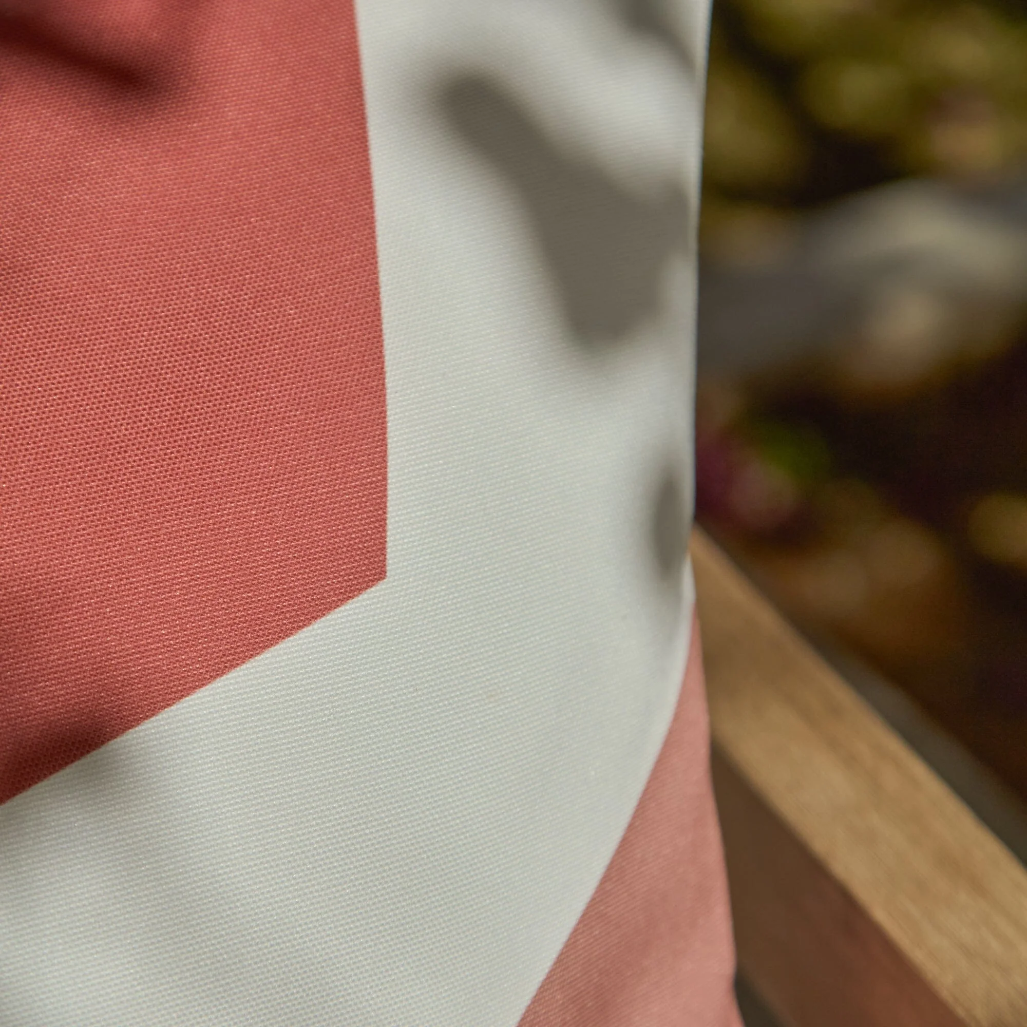 Salcombe 50x50cm Outdoor Cushion Cover - Paprika and Blush Pink - Image 6