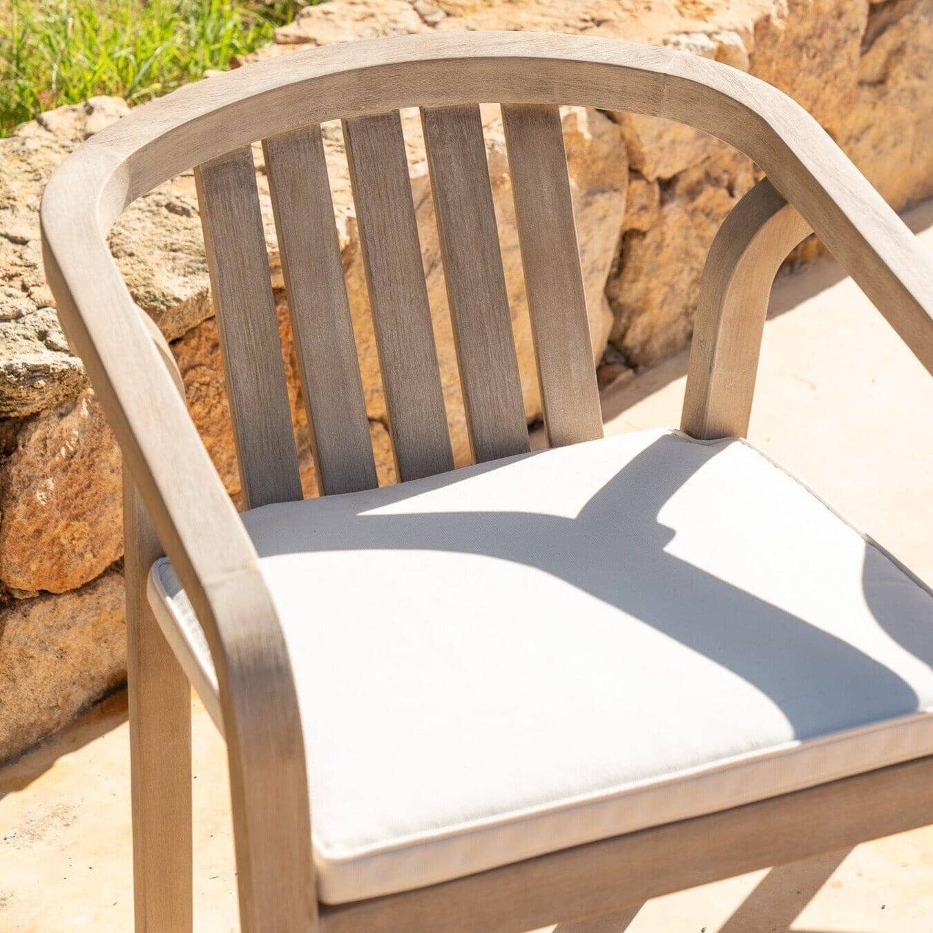 Shiro Garden Armchair Seat Cushion - Linen - Image 3