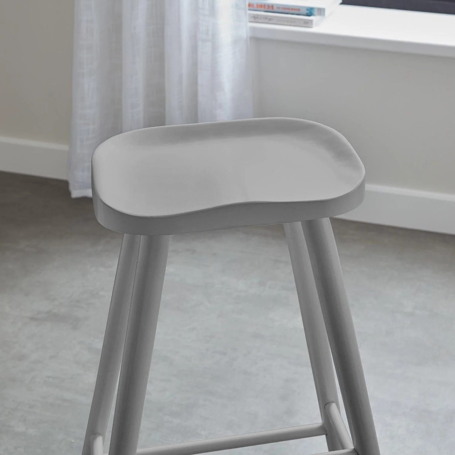 Silvester Bar Stool - Grey - Image 3