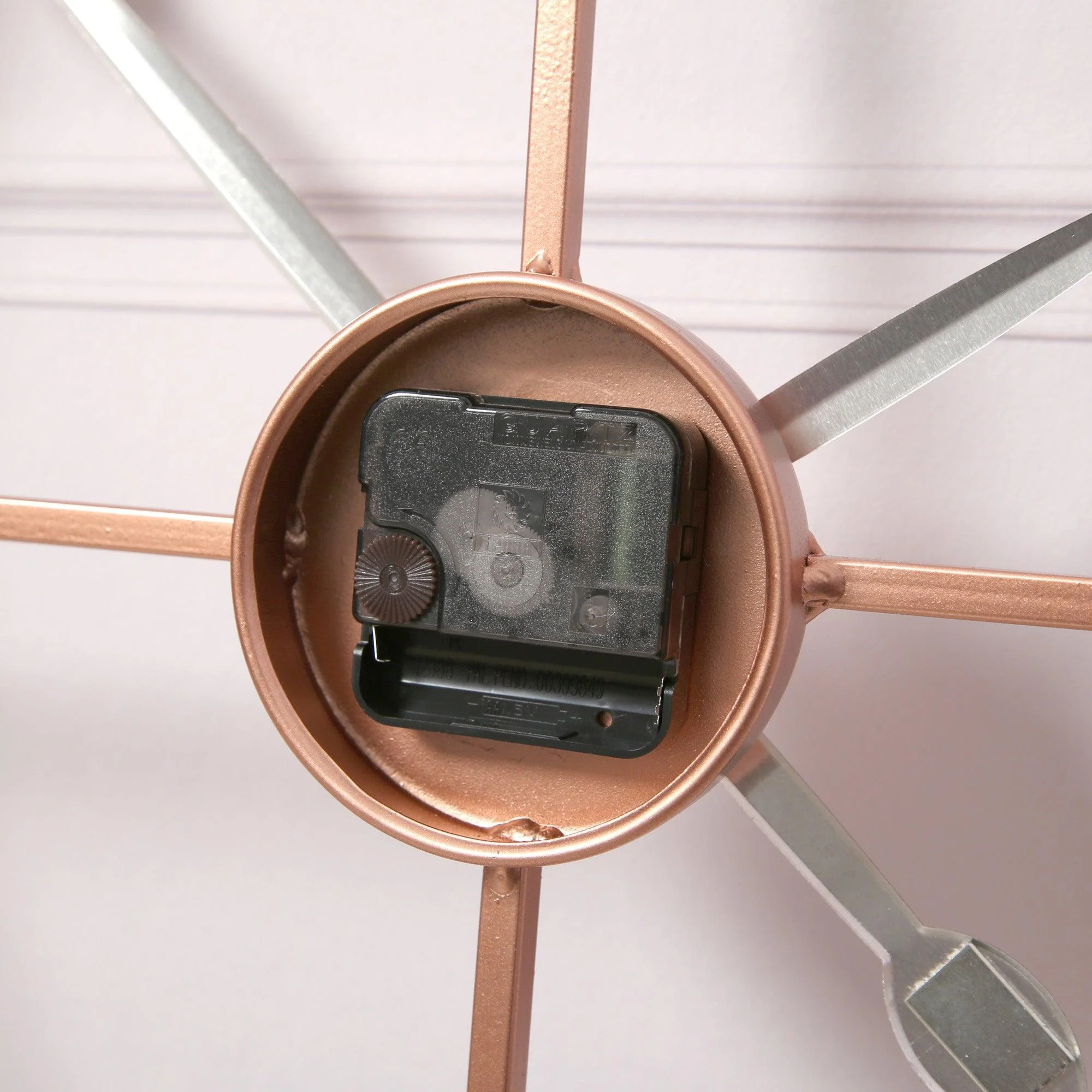 Riseley Skeleton Wall Clock - Copper - Image 5