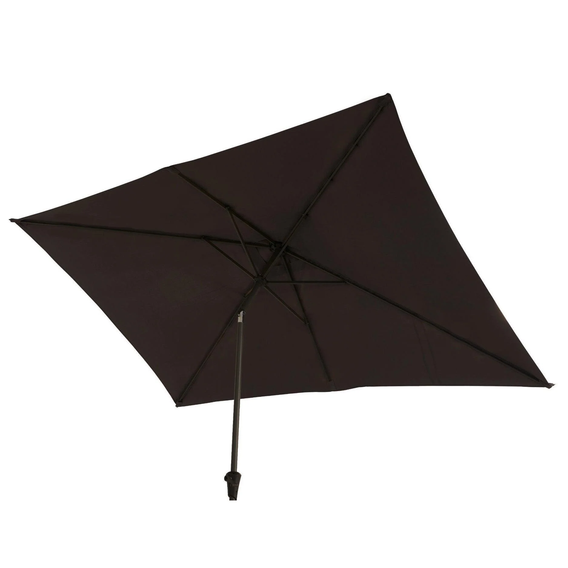 Square 2m x 2m Parasol - Grey - Image 2