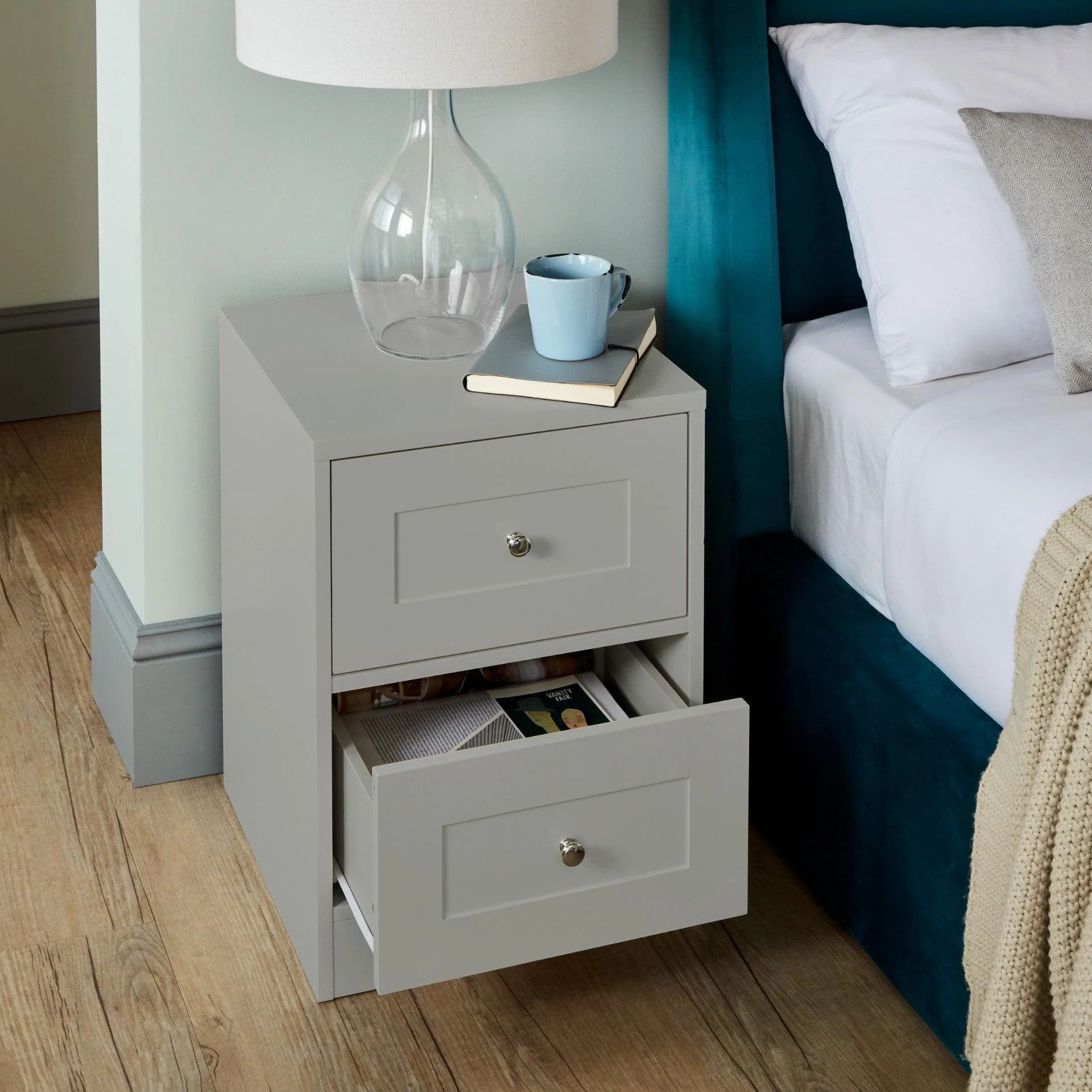 Stevie Wardrobe & Drawers Set - Grey - Image 4