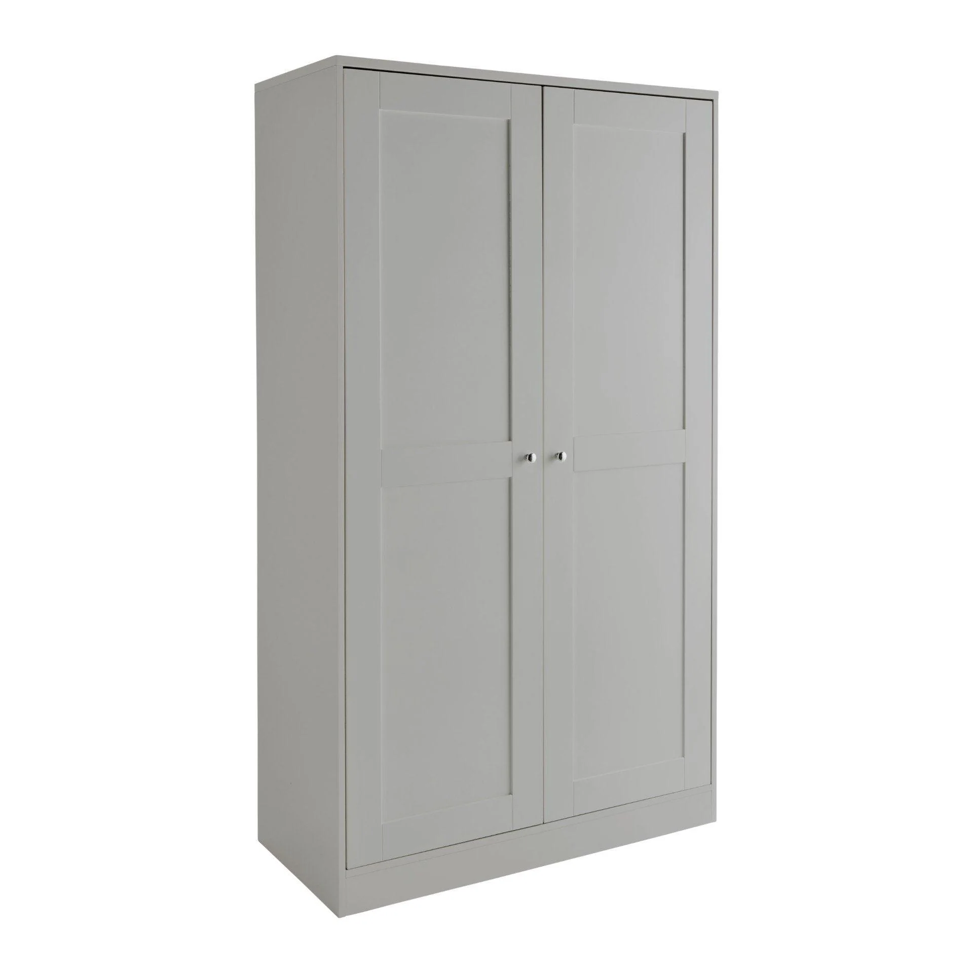 Stevie Double Wardrobe - Grey - Image 5