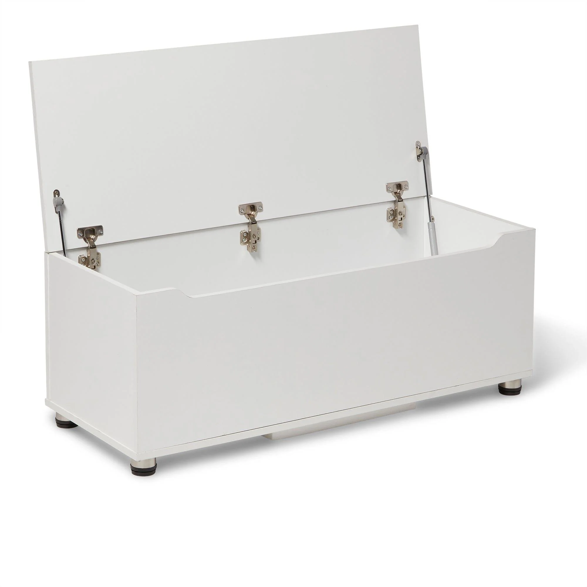 Essie Wooden Storage Chest - Blanket Box - Toy Chest - White