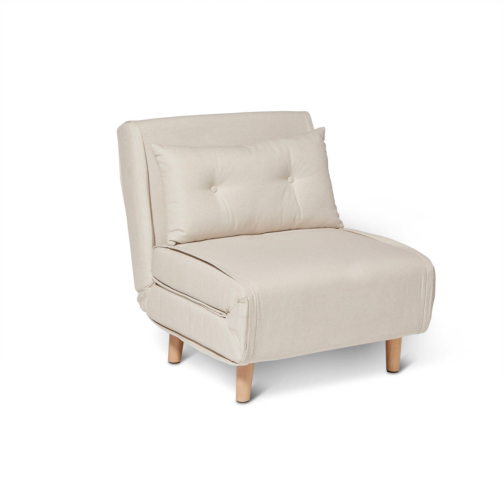 Una Single Sofa Bed - Oatmeal Linen - Image 6
