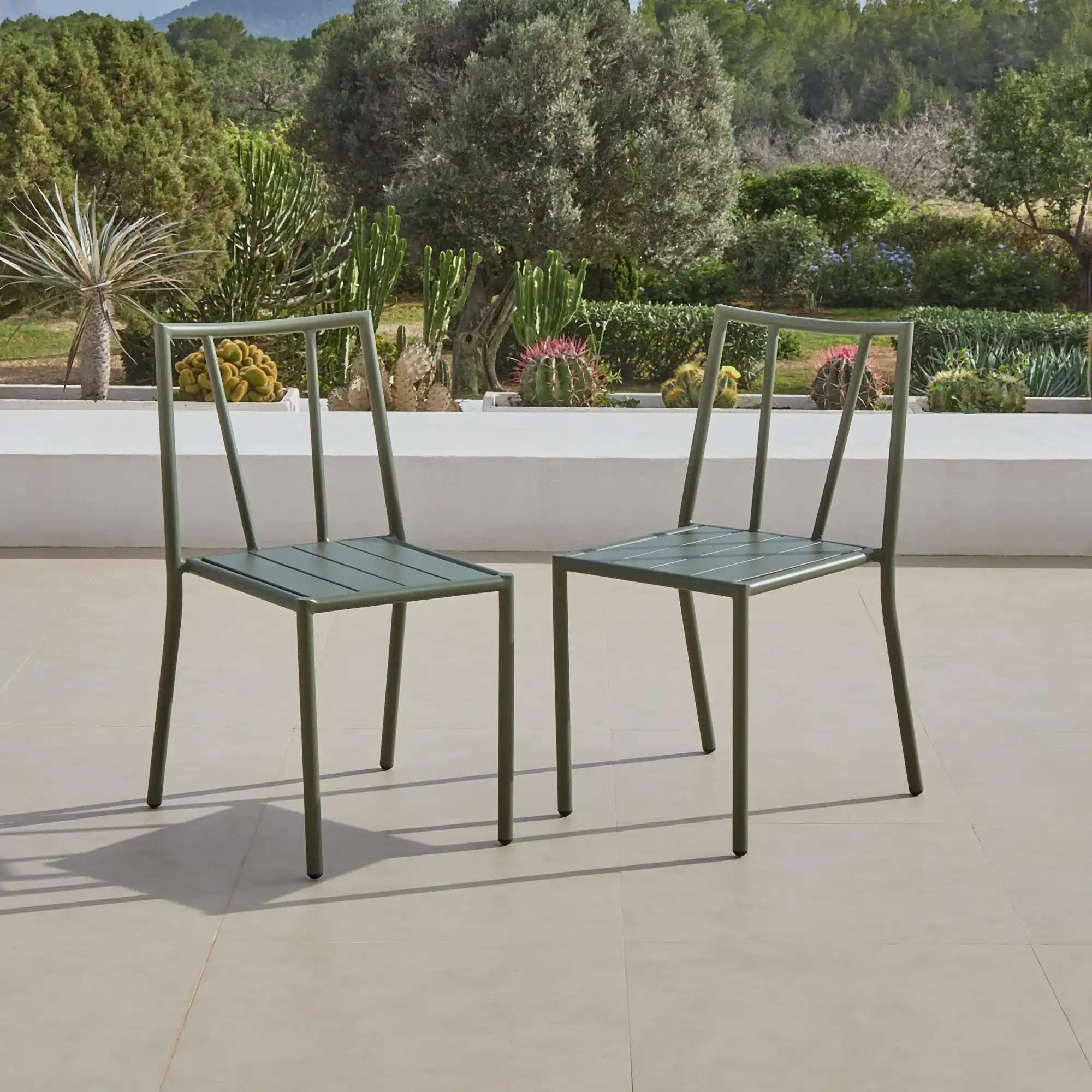Wilder Olive Green Dining Chairs - Set of 2