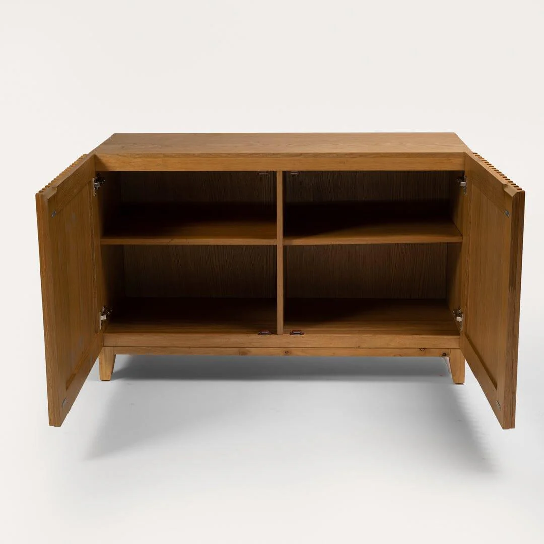 Willow 2 Door Small Sideboard - Classic Oak - Image 7
